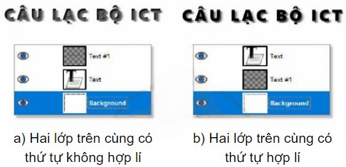 olm, Tin học 10, Cánh diều, Thay đổi thứ tự của các lớp