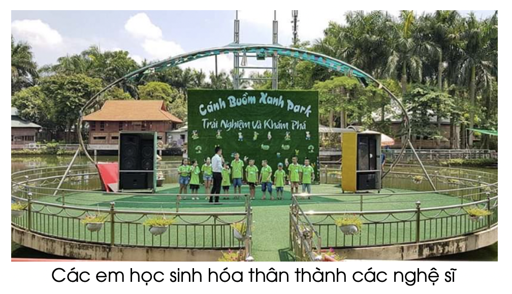 Học sinh hóa thân thành các nghệ sĩ