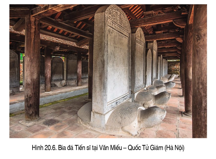 Bia đá tiến sĩ tại Văn Miếu – Quốc tử giám (Hà Nội)