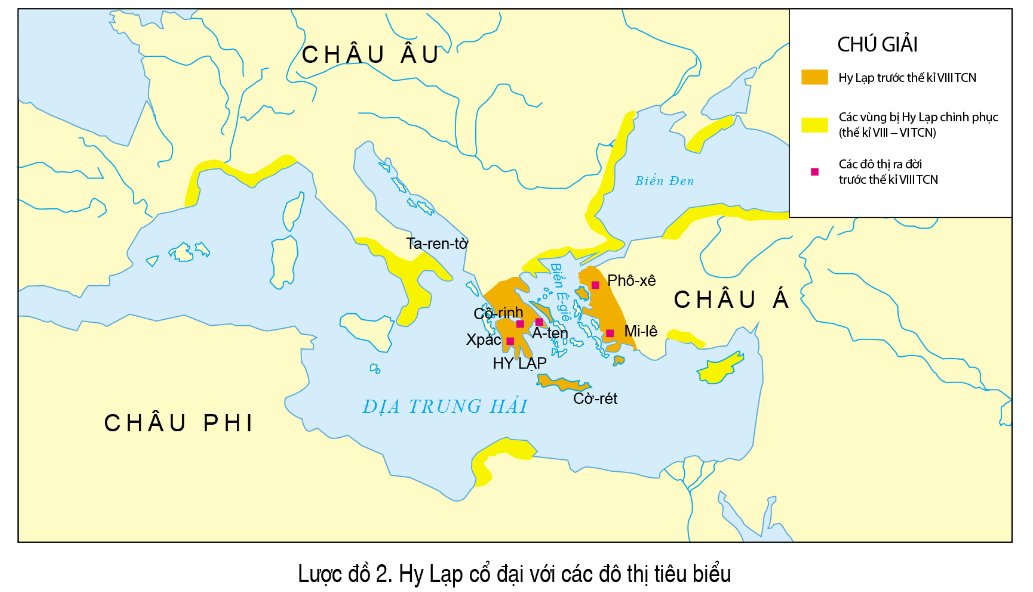 Hy Lạp cổ đại với các đô thị tiêu biểu
