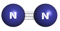 Hóa học 11, Mô hình phân tử nitrogen