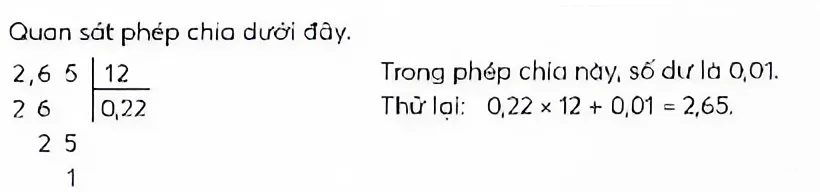 toán lớp 5, số thập phân, phép chia, olm