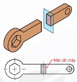 Công nghệ 10, mặt cắt chập