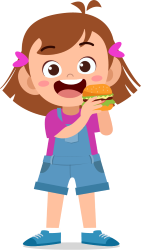 eat burger