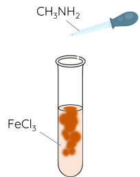 Hóa học 12, Methylamine tác dụng với FeCl3
