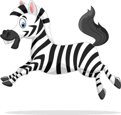 zebra jump olm