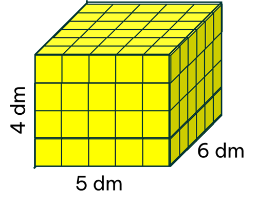 toán lớp 5, thể tích hình hộp chữ nhật, olm