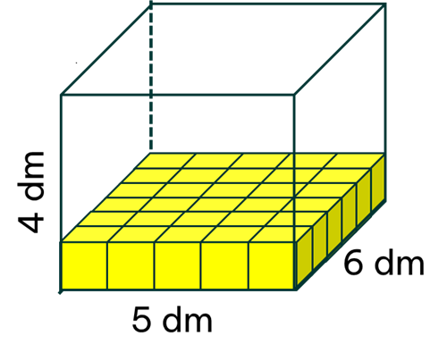 toán lớp 5, thể tích hình hộp chữ nhật, olm