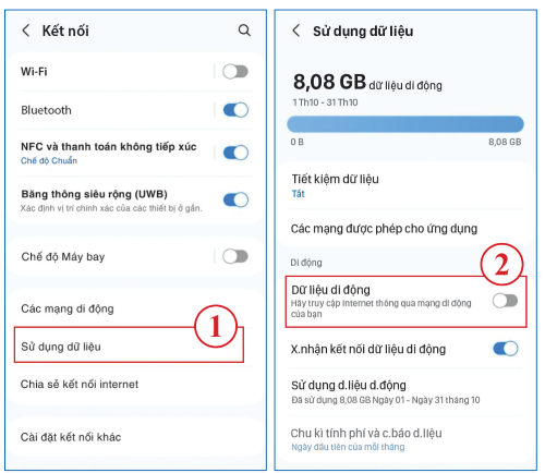 Truy cập Internet thông qua mạng di động