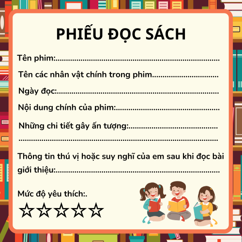 Phiếu đọc sách