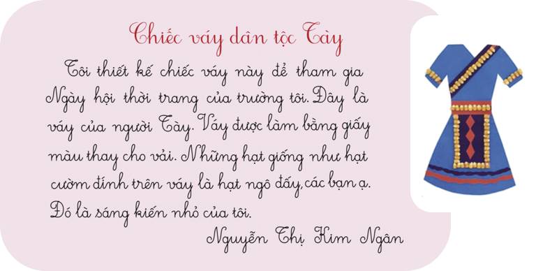 chiếc váy dân tộc tày