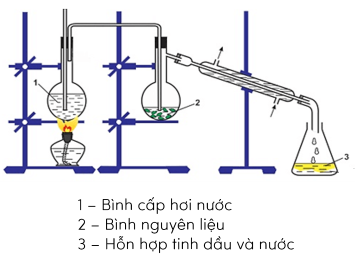 Hóa học 11, Chưng cất tinh dầu