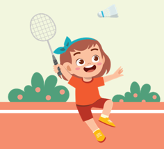 play badminton olm