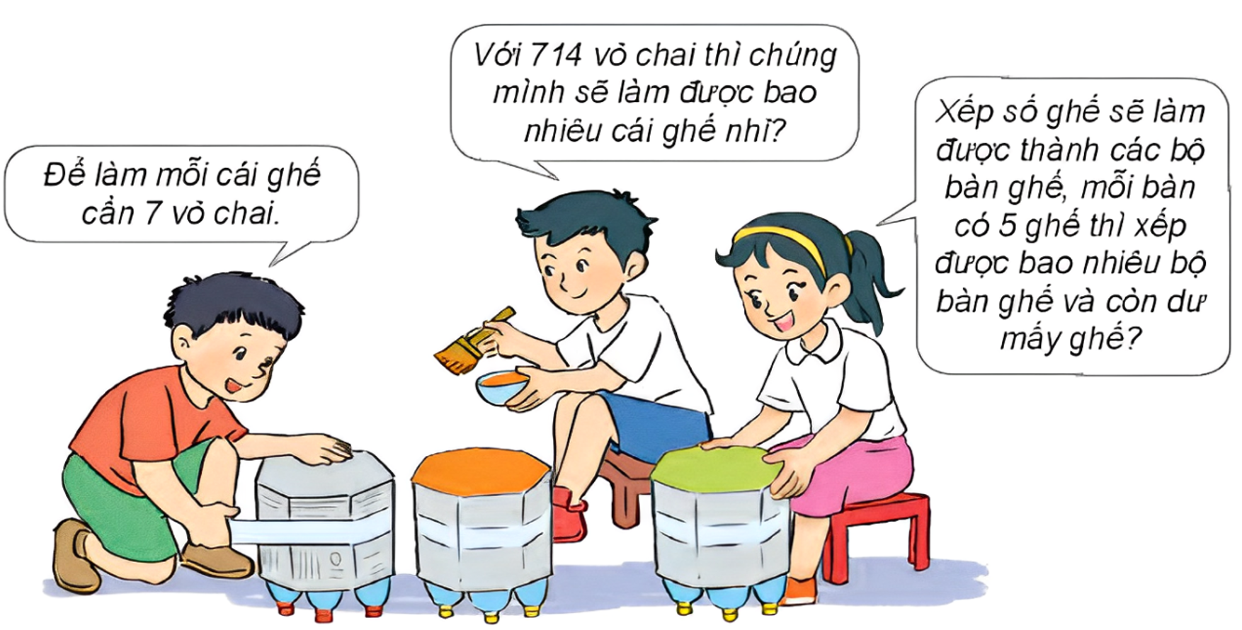 toán lớp 3, tình huống, olm