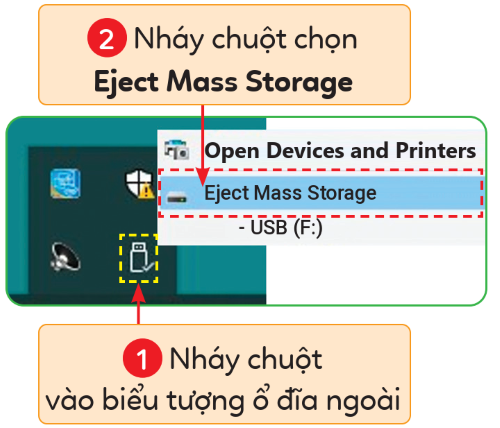 Thao tác ngắt kết nối, olm