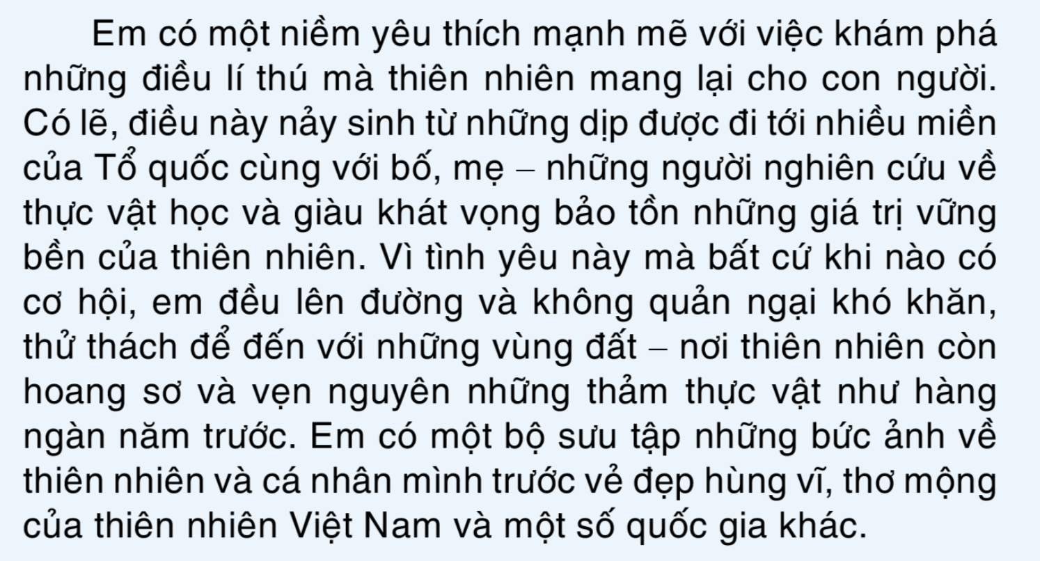 bài luận cá nhân