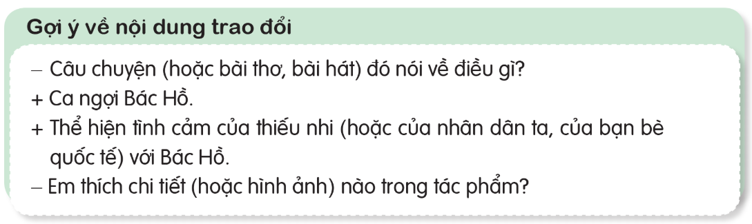 Trao đổi: Bác Hồ của em